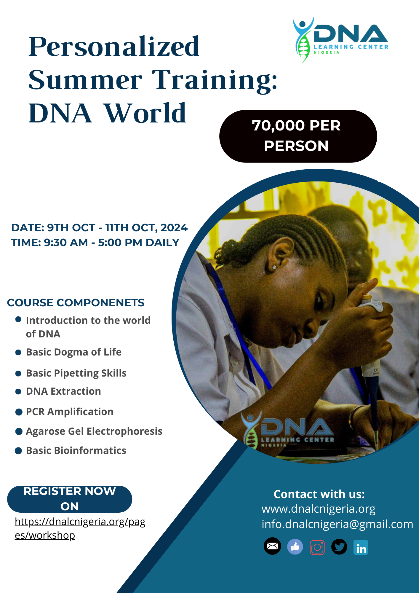 Personalized Summer Training: DNA World (October Edition)